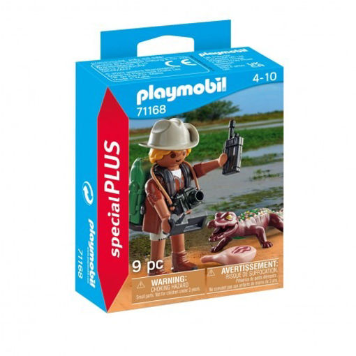 Picture of Playmobil Reseracher with Young Caiman